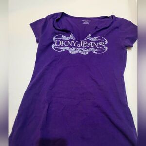 DKNY Rhinestone Women's Top Size Medium